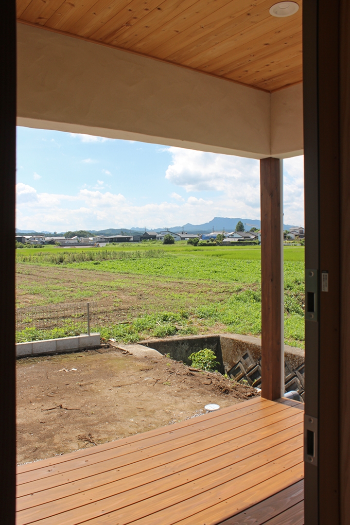 大分で建てる自然素材の家・もくせい工舎施工事例・宇佐市・ウッドデッキ