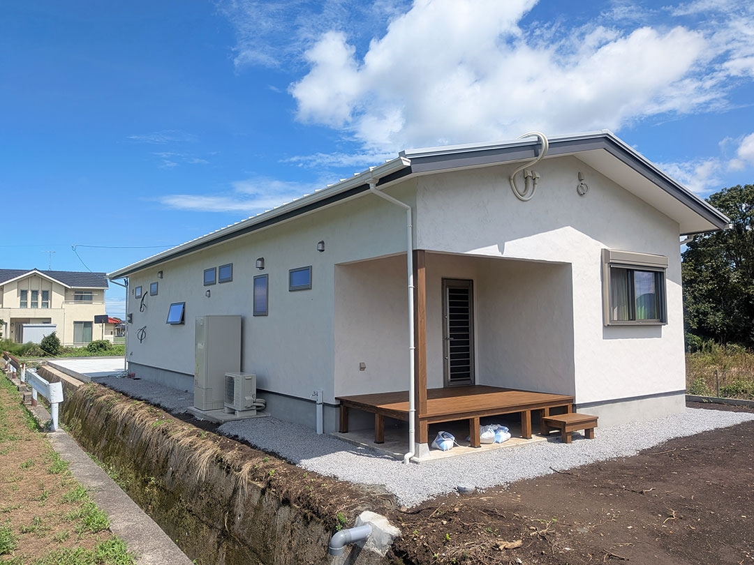 大分で建てる自然素材の家・もくせい工舎施工事例・宇佐市・外観