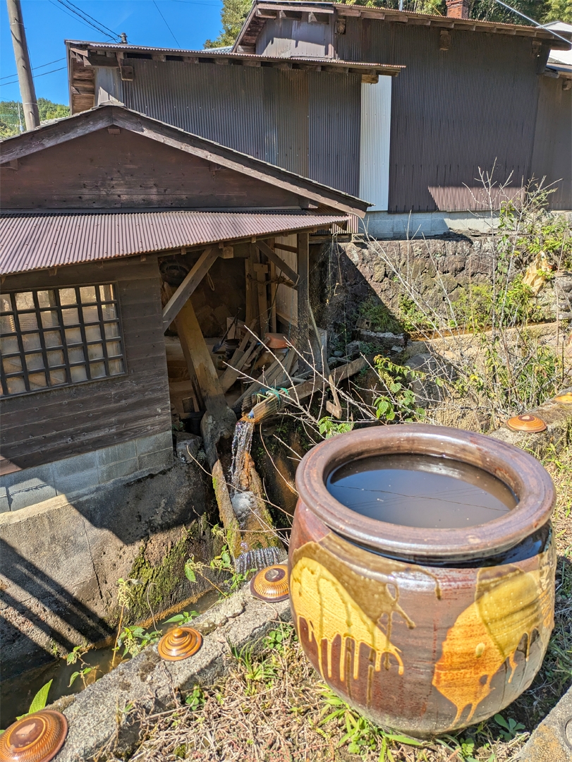 小鹿田の唐臼